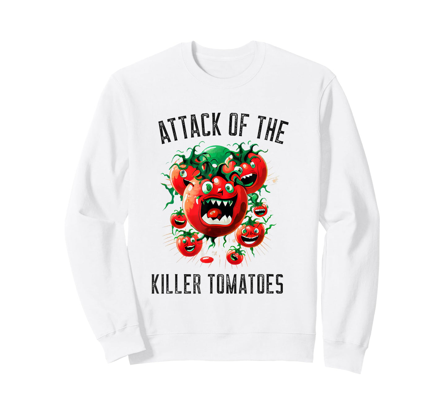 Attack of the Killer Tomatoes Vegan Vegetarian Garden T-Shirt