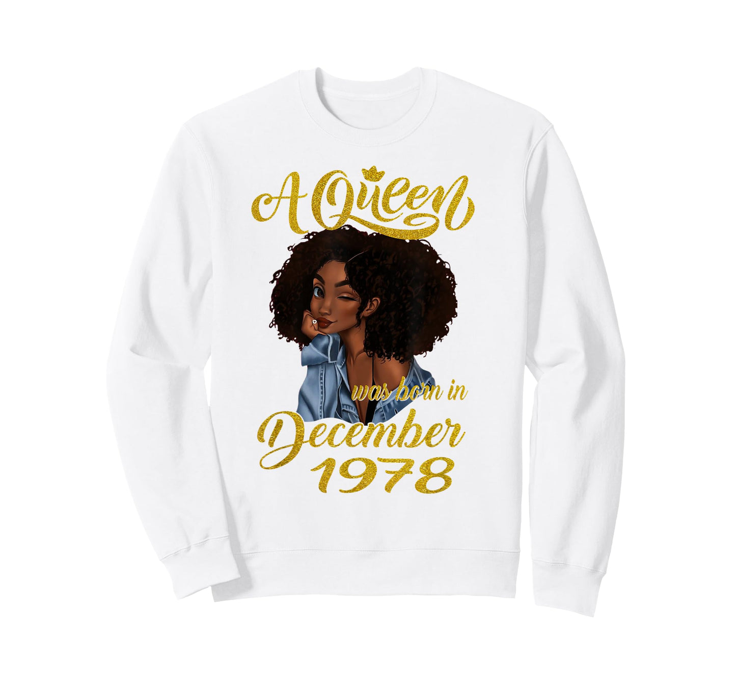 A Queen Was Born in December 1978 42nd Birthday Gift T-Shirt