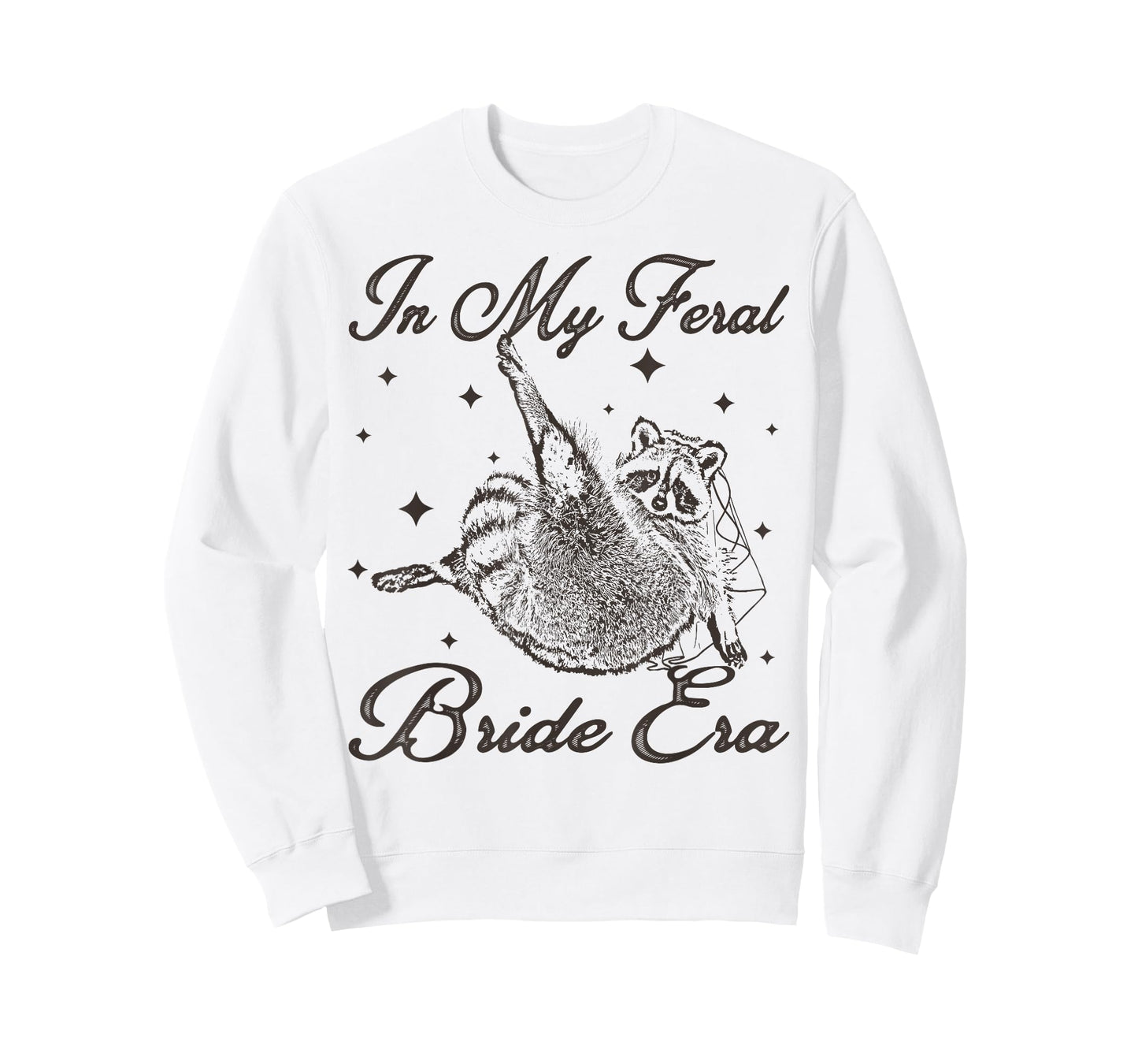 in My Feral Bride Era Funny Wedding Engagement Bachelorette T-Shirt