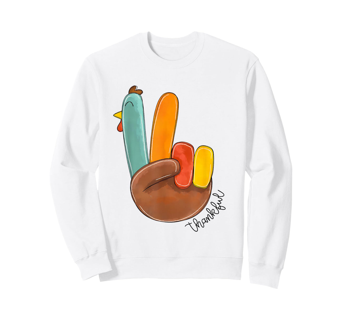 Cute Little Turkey Peace Tee Thanksgiving Kids T-Shirt