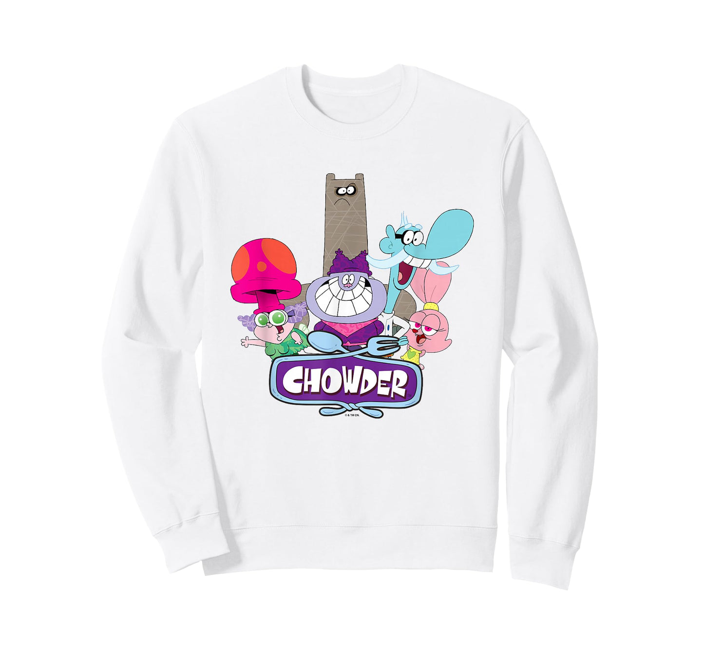 Chowder Main Characters Group Shot Logo T-Shirt