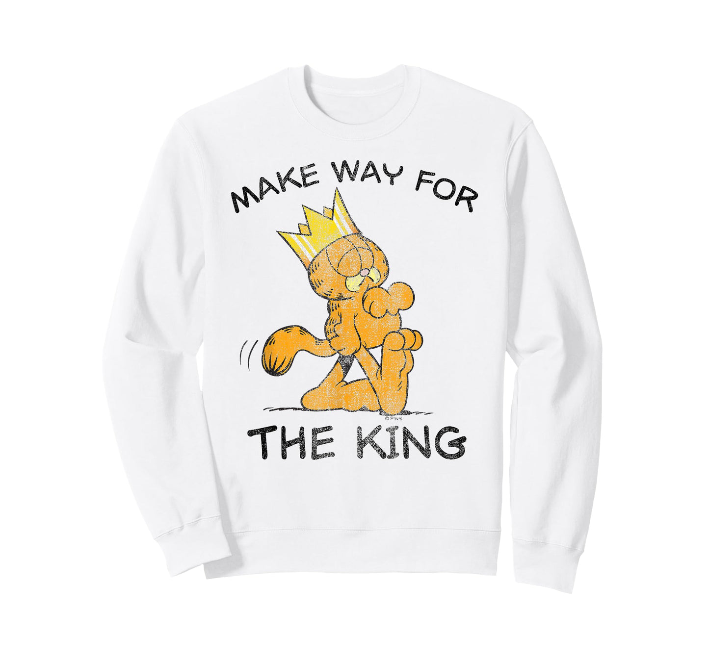 Garfield Make Way for The King Cartoon Cat T-Shirt