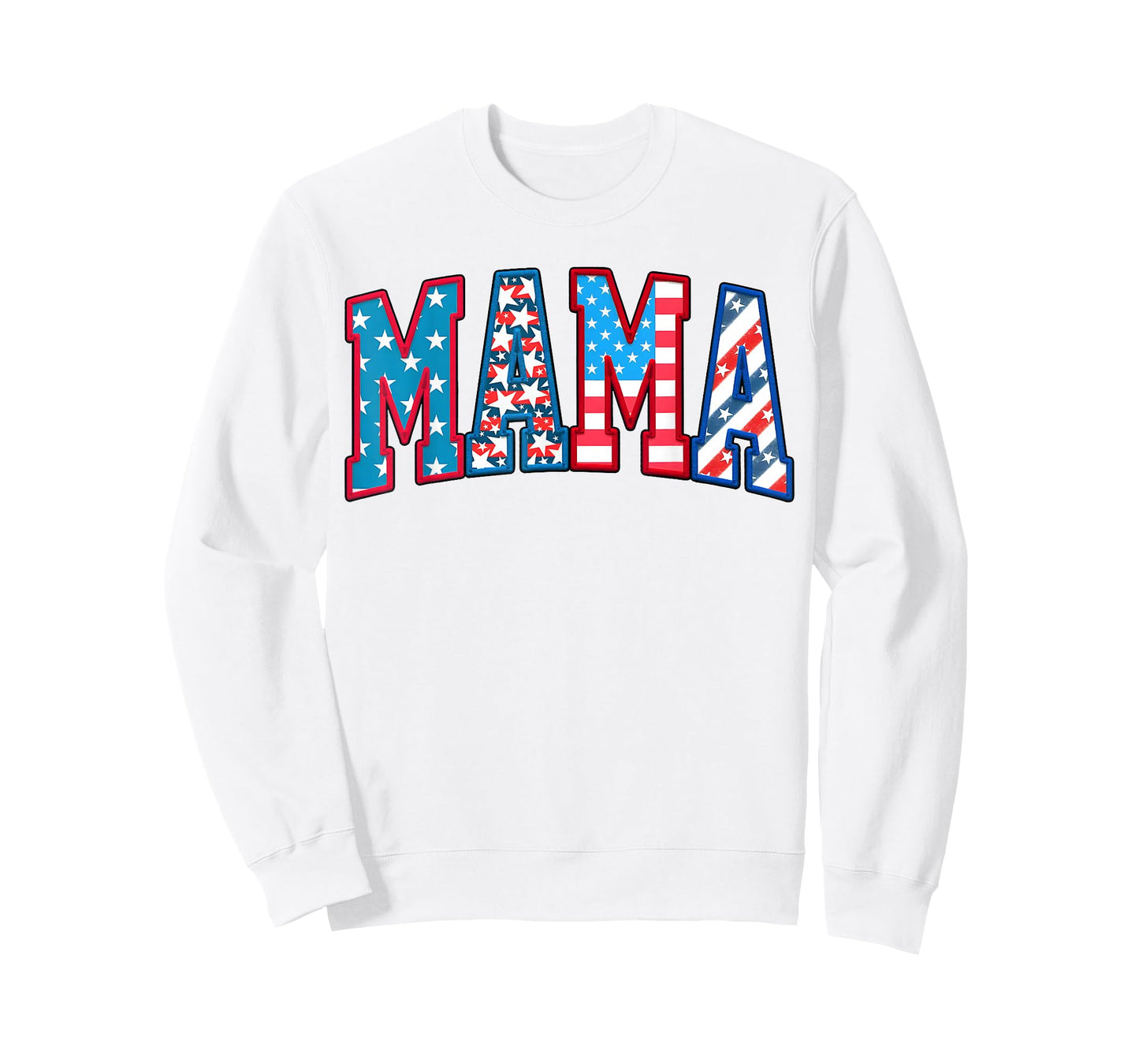 Mama Dada 4th of July American Family Matching Tees Mom Dad T-Shirt