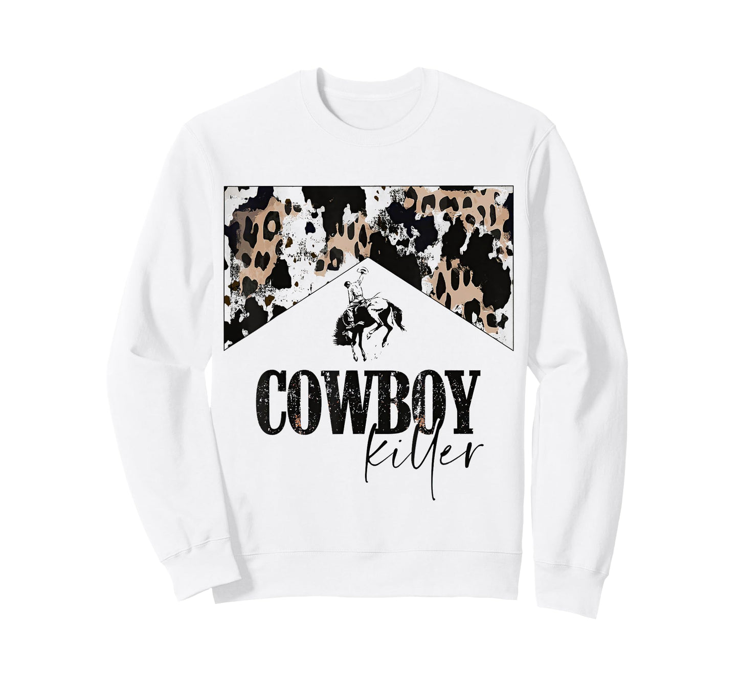Cowboy Killer Western leopard country cowgirl vintage woman T-Shirt