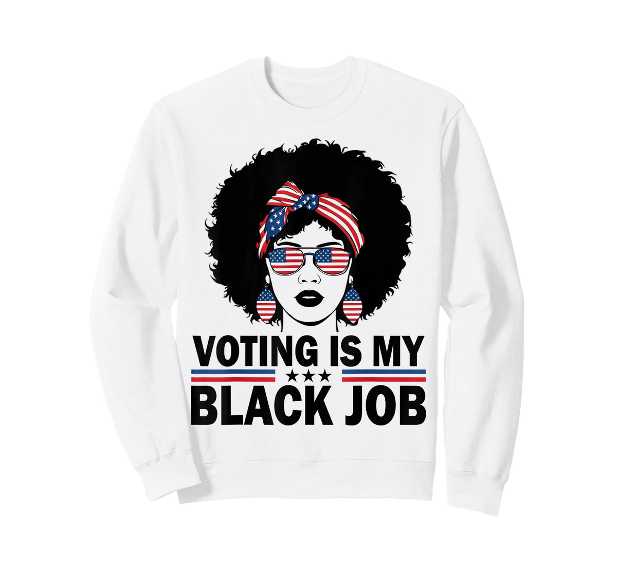 Voting Is My Black Job Women T-Shirt