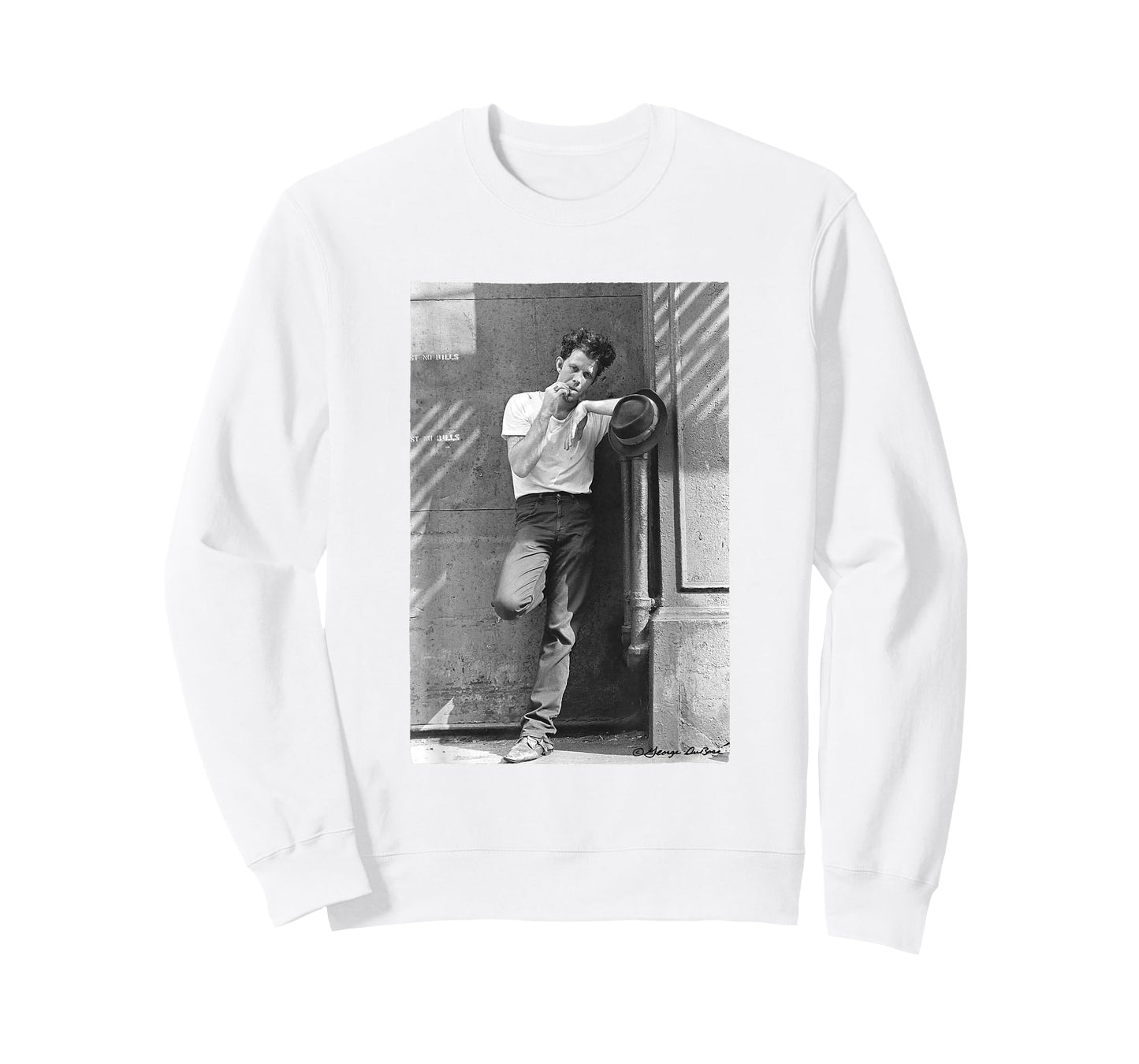 Tom Waits Street Portrait by George DuBose T-Shirt