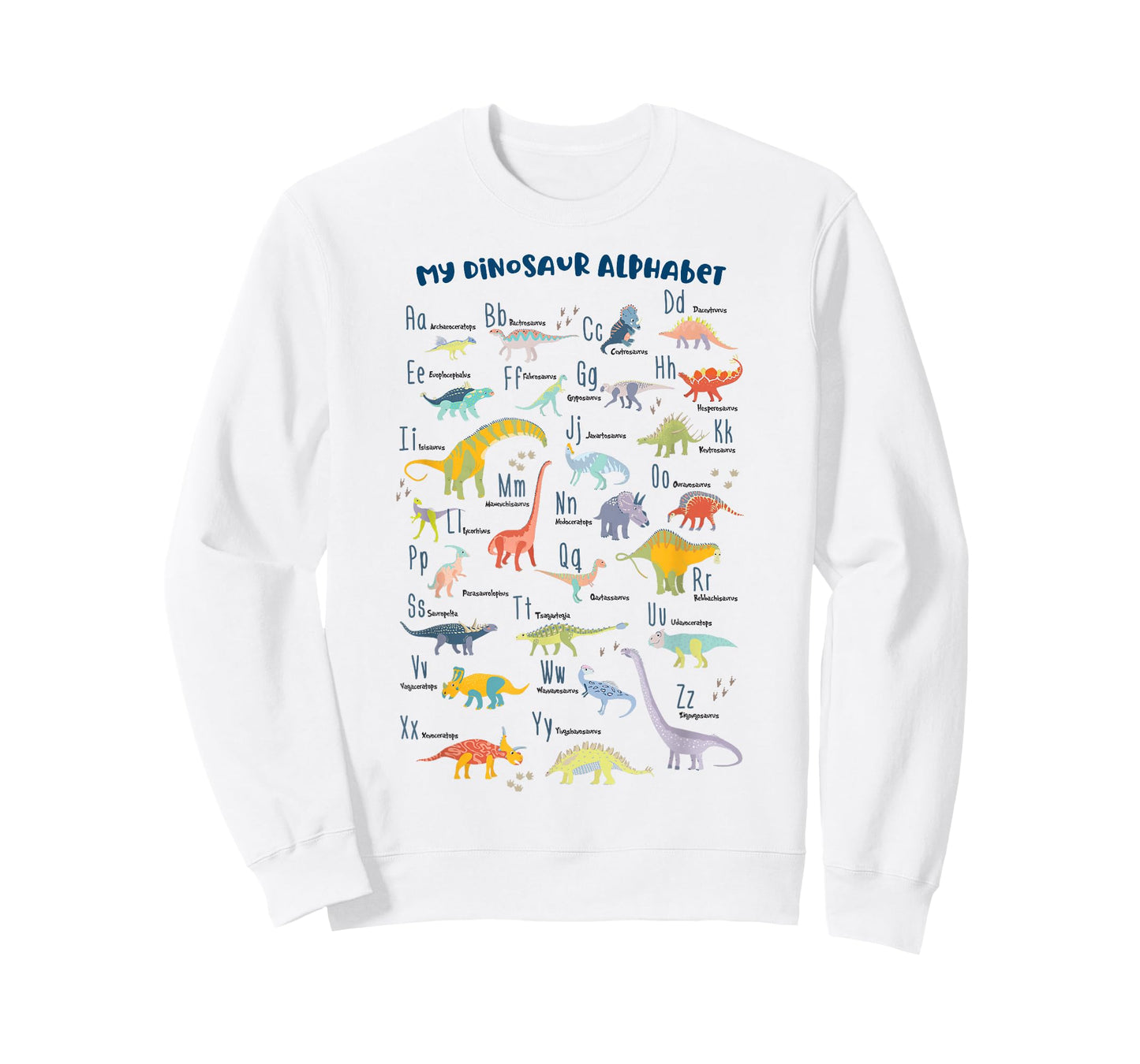 ABC Dino Identification A-Z Types of Dinosaurs Alphabet T-Shirt