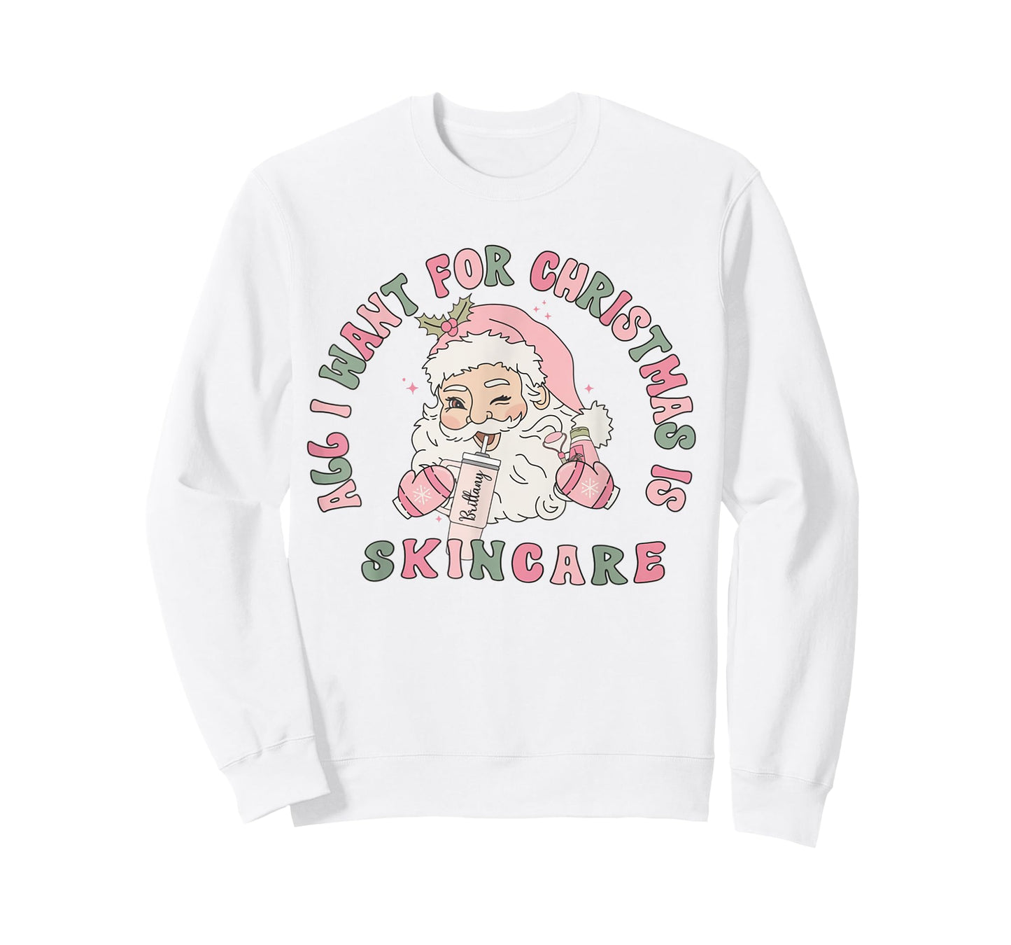 All I Need For Christmas Is Skincare Esthetician Dermatology T-Shirt