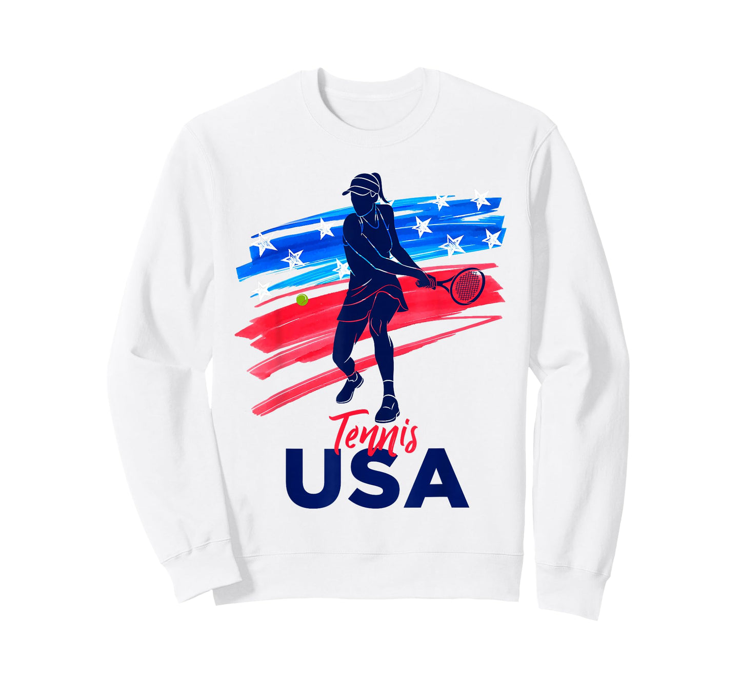 Womens USA Tennis Support The Team Shirt USA Tennis Lover T-Shirt