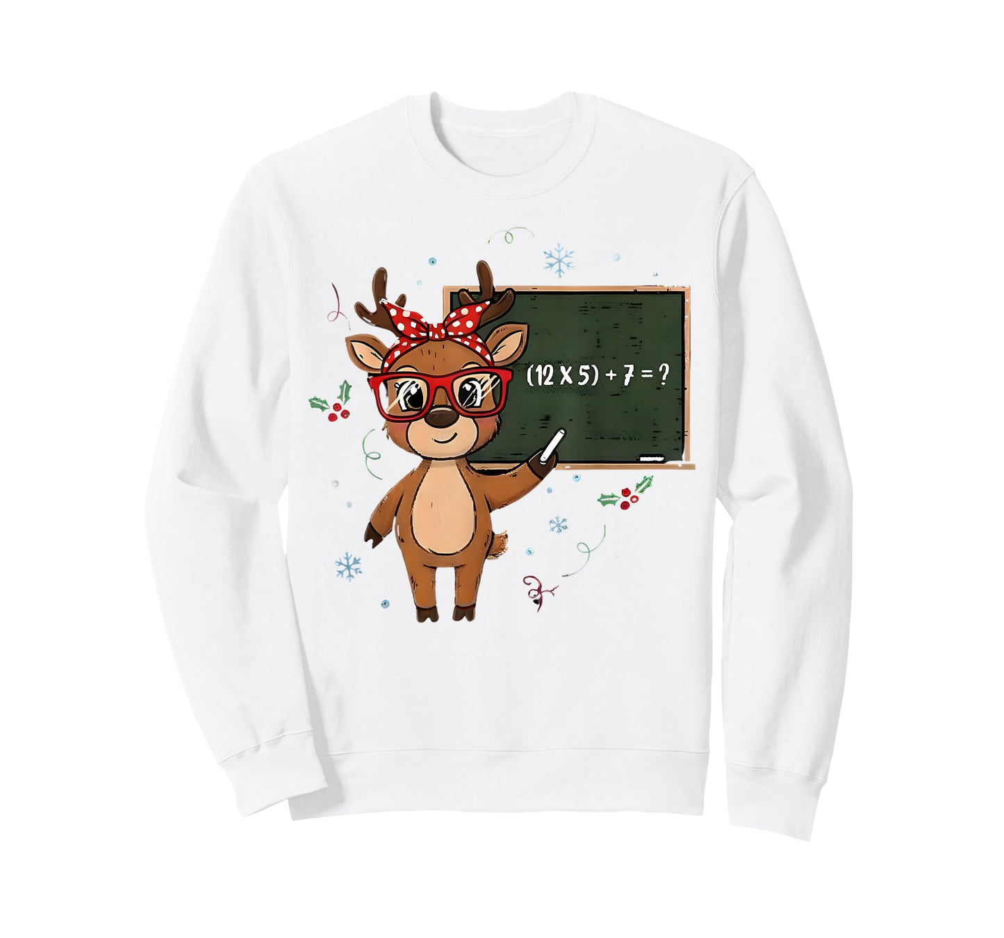 67 Meme Christmas Reindeer Funny 6 7 Teacher Men Women Kids T-Shirt