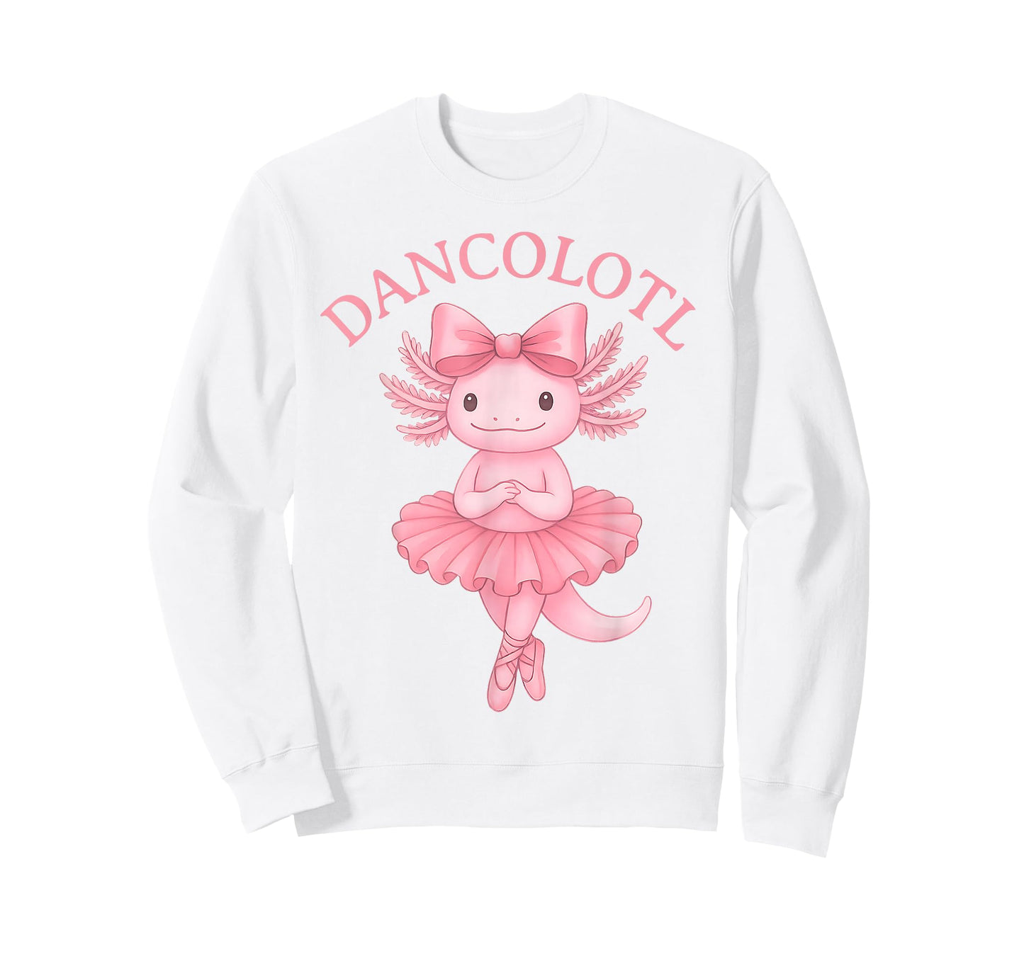 Ballerina Axolotl Coquette Bow Dancolotl Girls Ballet Dance T-Shirt