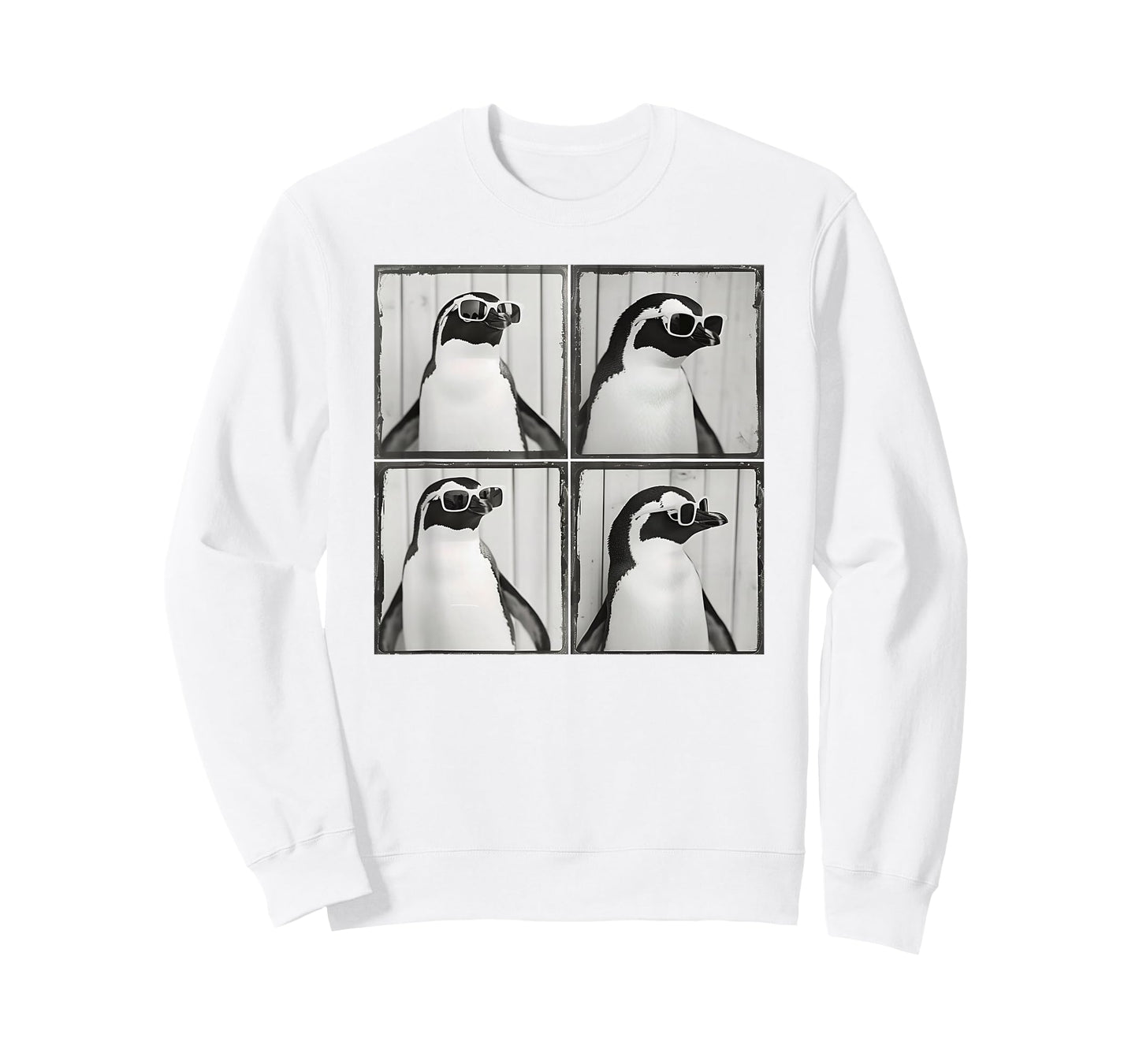 Funny Penguin Wearing Sunglasses Retro Penguin Lover T-Shirt