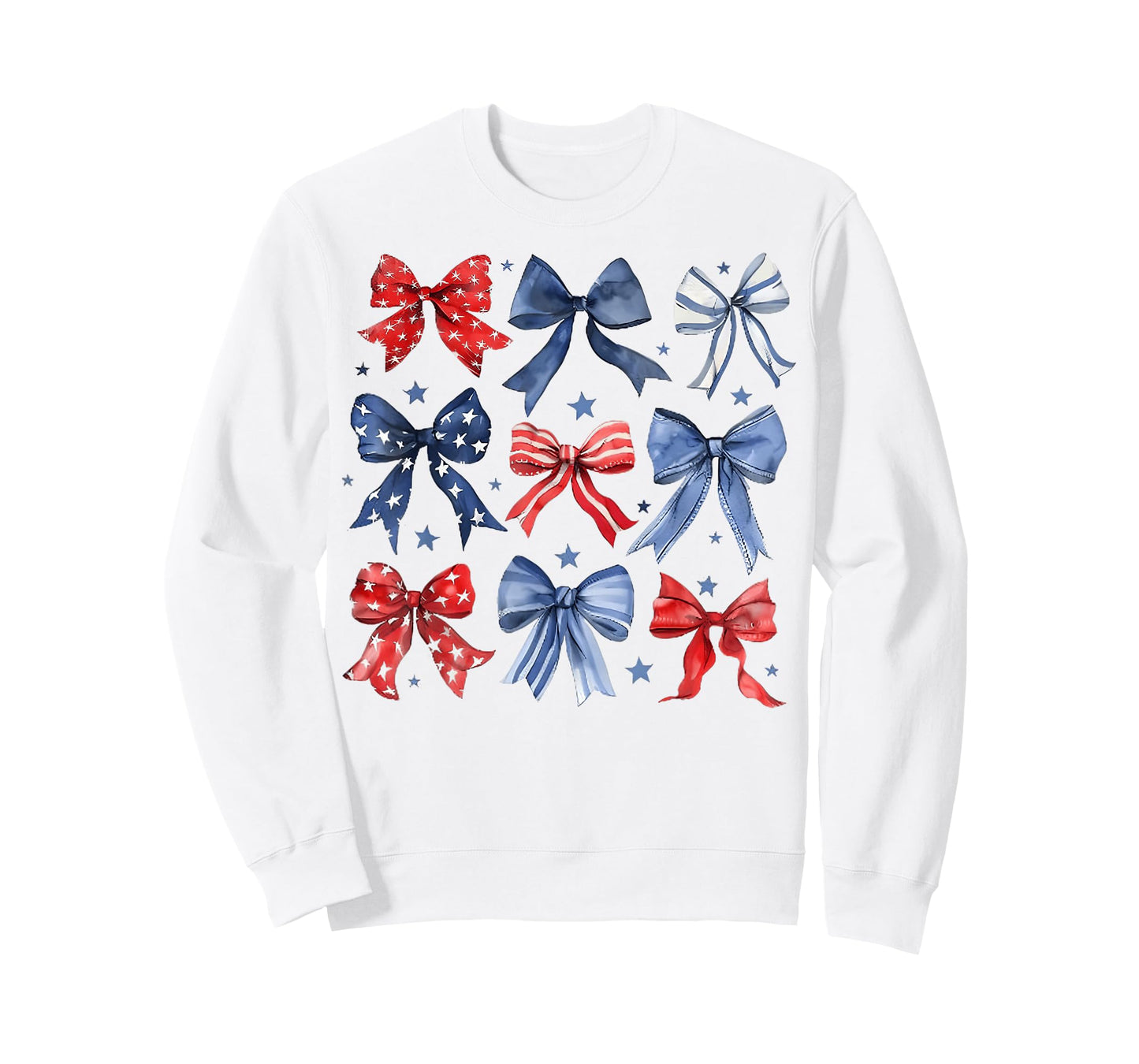 4th of July America Patriotic Bow Ribbon T-Shirt