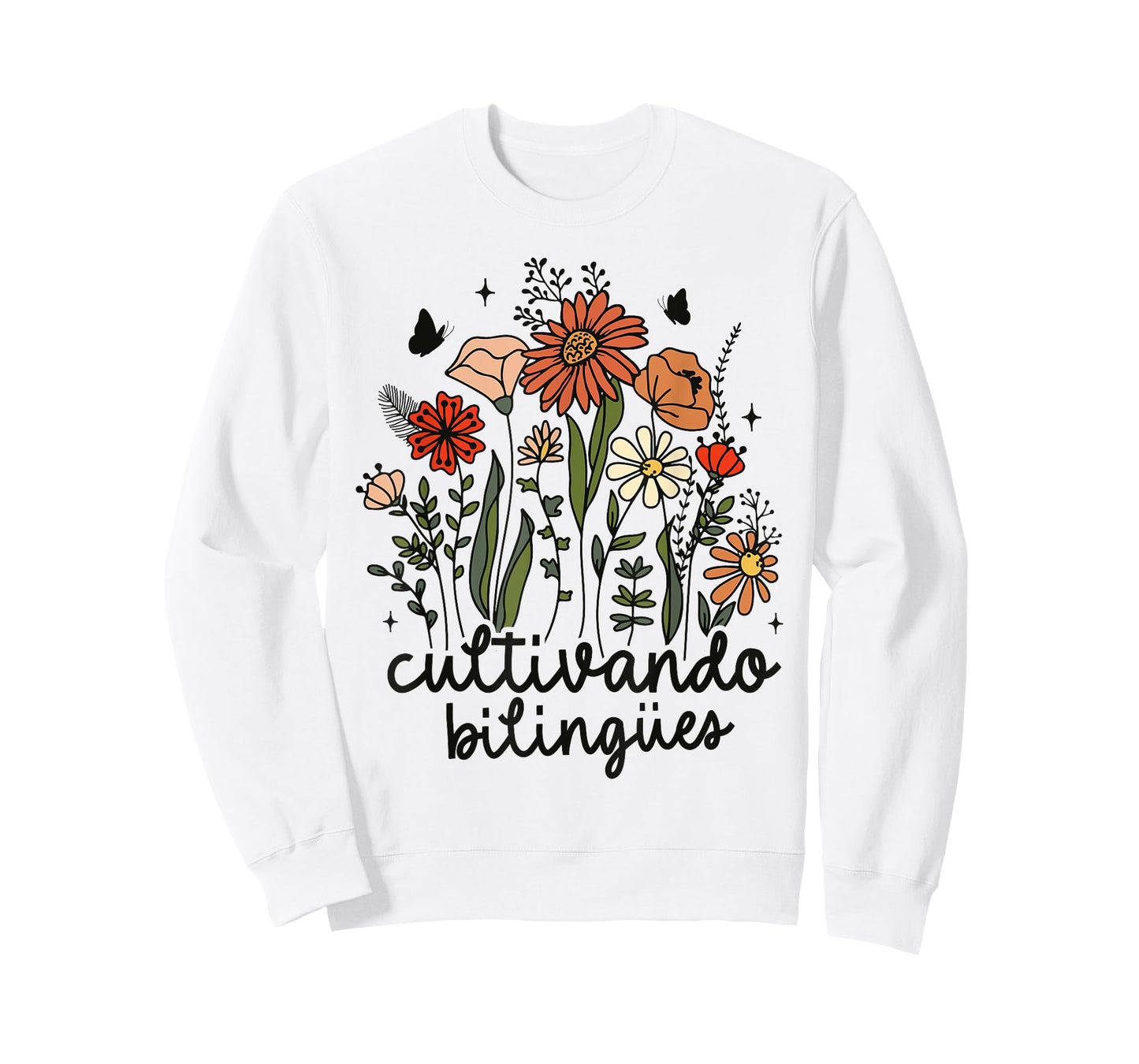 Cultivando Bilingues Dual Language Crew Bilingual Teacher Men Women Girls Kids T-Shirt