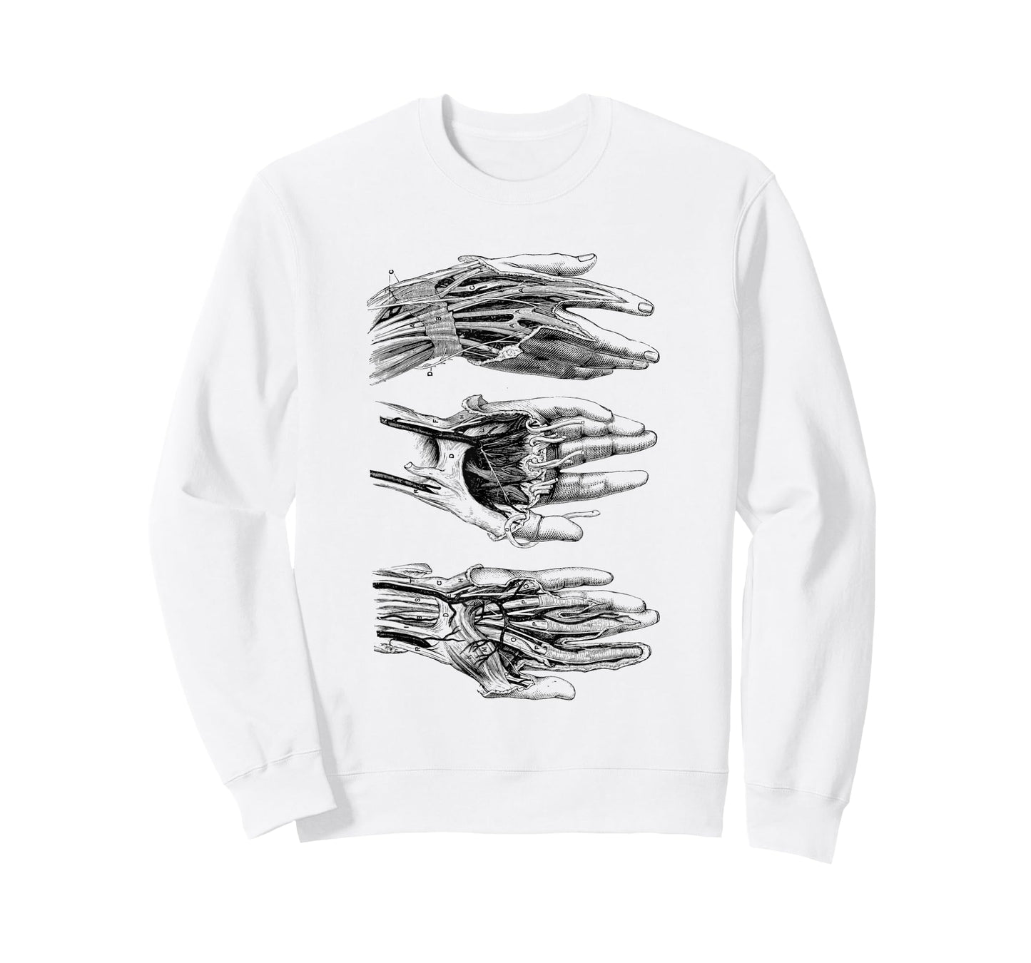 Arteries of the Human Hand Vintage Anatomy T-Shirt