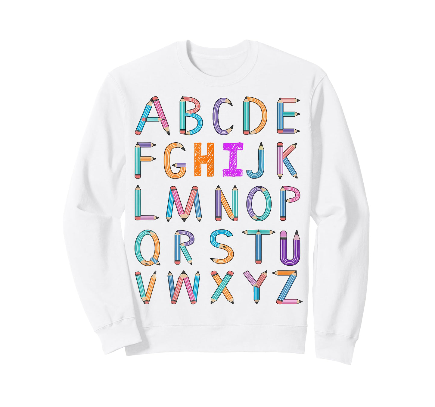 Back to School Kindergarten Alphabet ABC Teacher Women Kids T-Shirt
