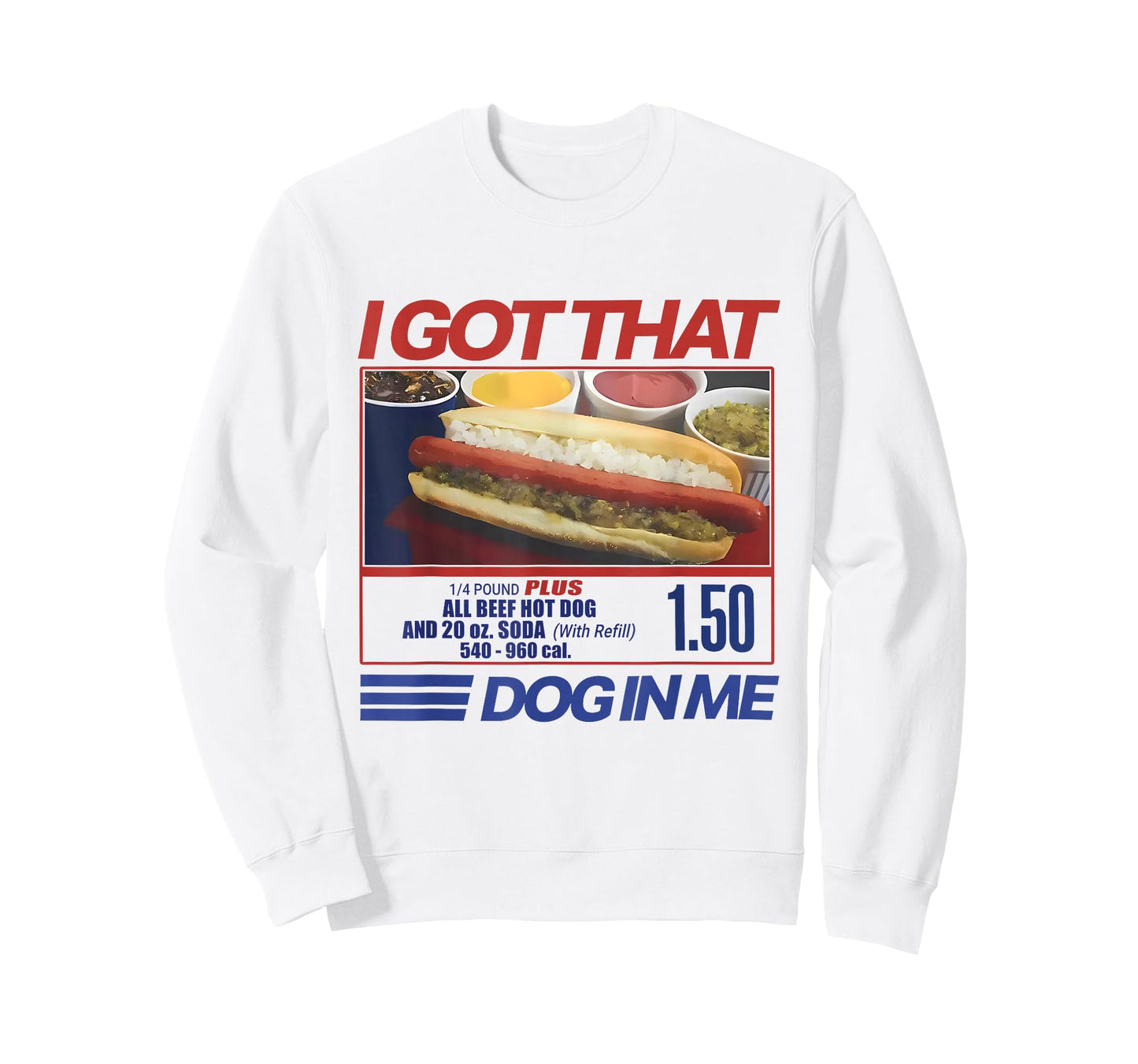 Retro Vintage I Got That Dog in Me Funny Hotdog Men Women T-Shirt