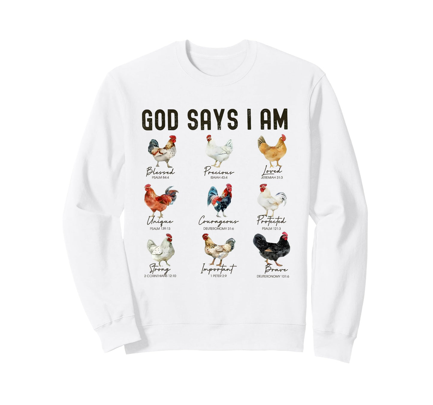 Cute Chicken Lover Farmhouse God Say I Am Chicken T-Shirt