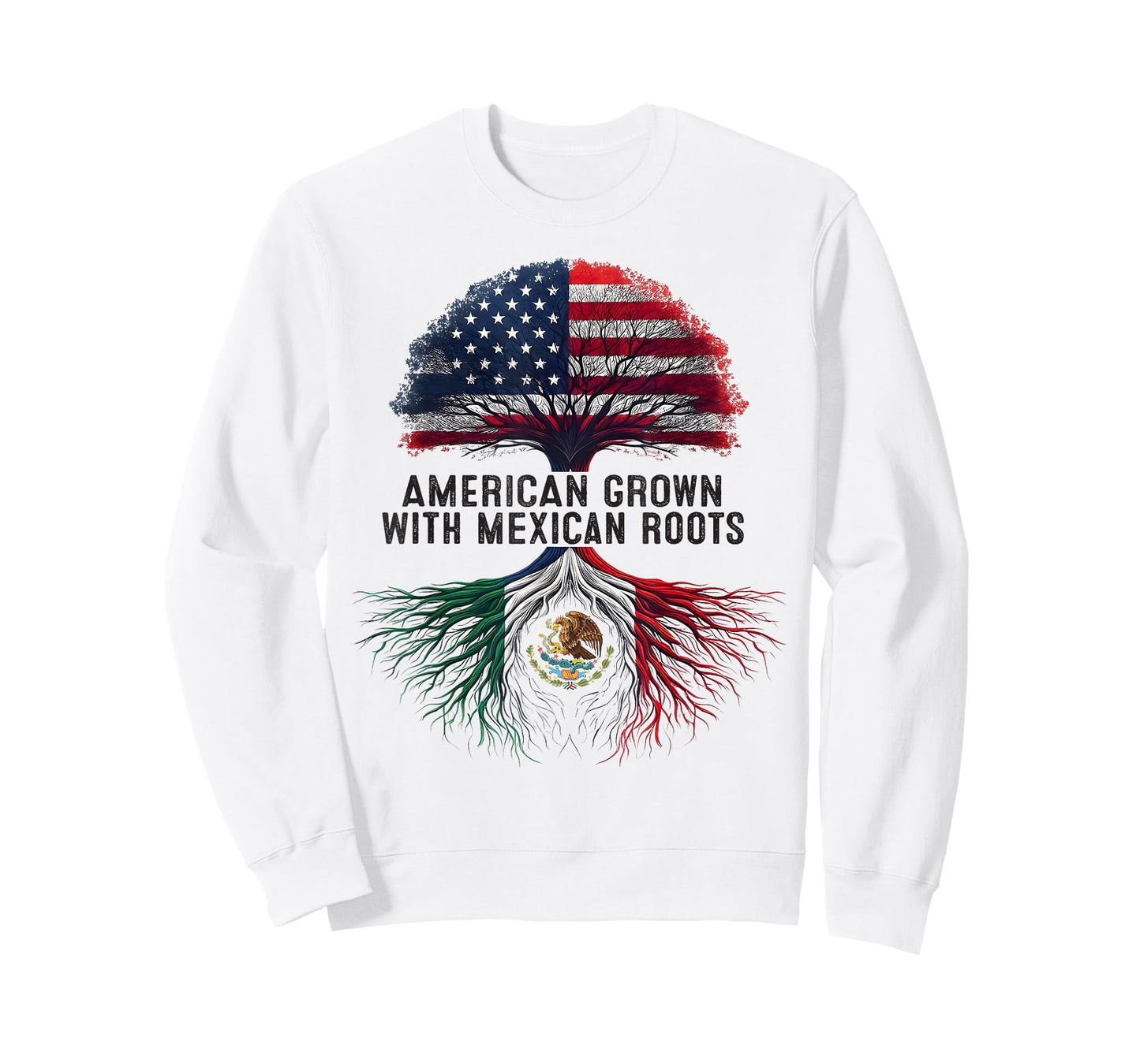 American Grown Mexican Roots Mexico Country Lover Proud Us T-Shirt