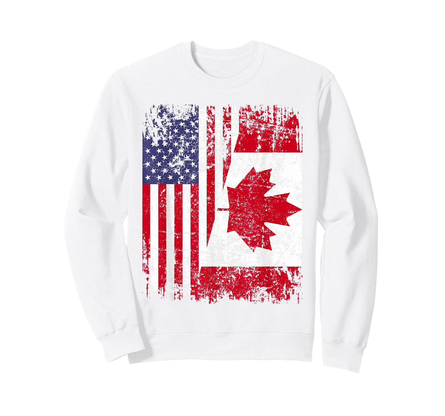 Canadian Roots | Half American Flag | Canada T-Shirt