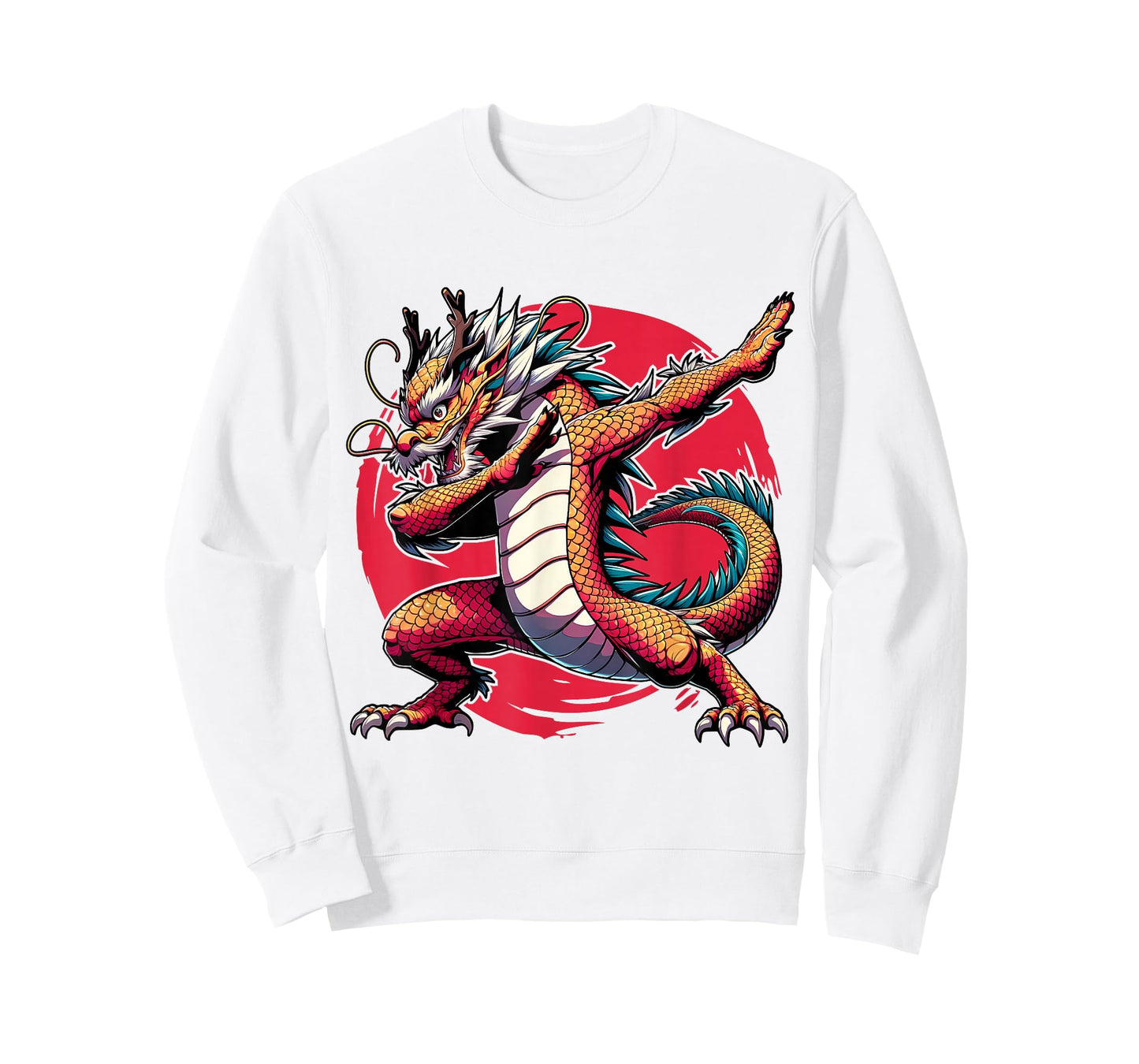 Japanese Dabbing Dragon Asian - Anime Lover Kids T-Shirt