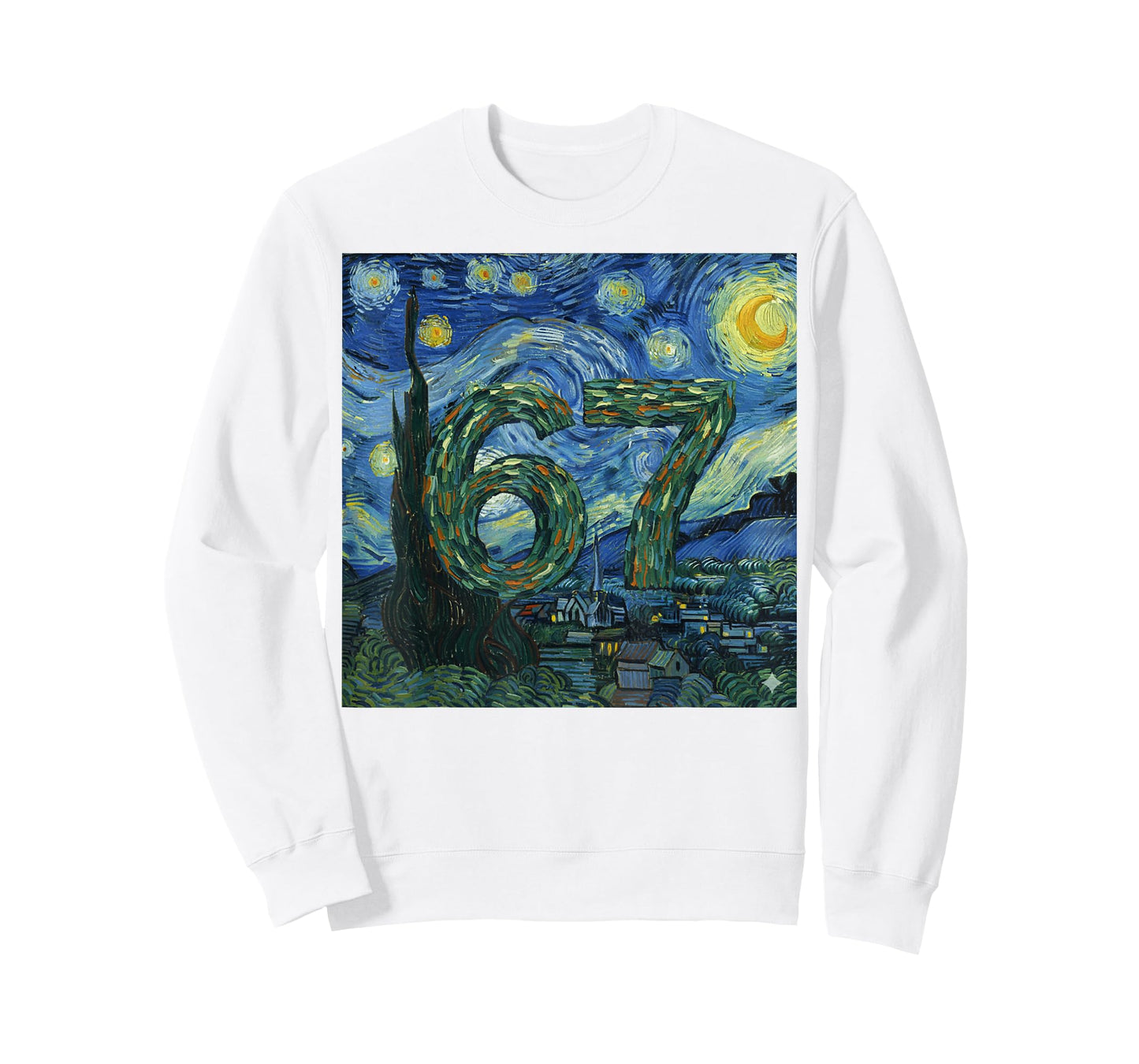 67 Van Gogh Style Gen Alpha Slang T-Shirt