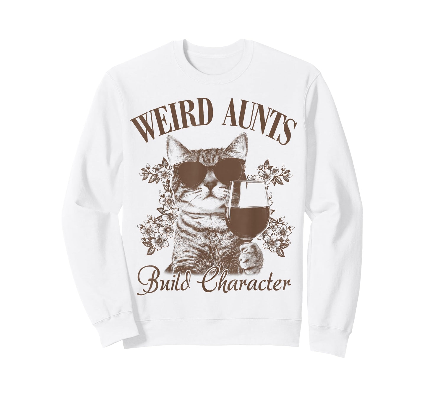 Weird Aunt Build Character, Best Cat Aunt Ever, Cat Auntie T-Shirt