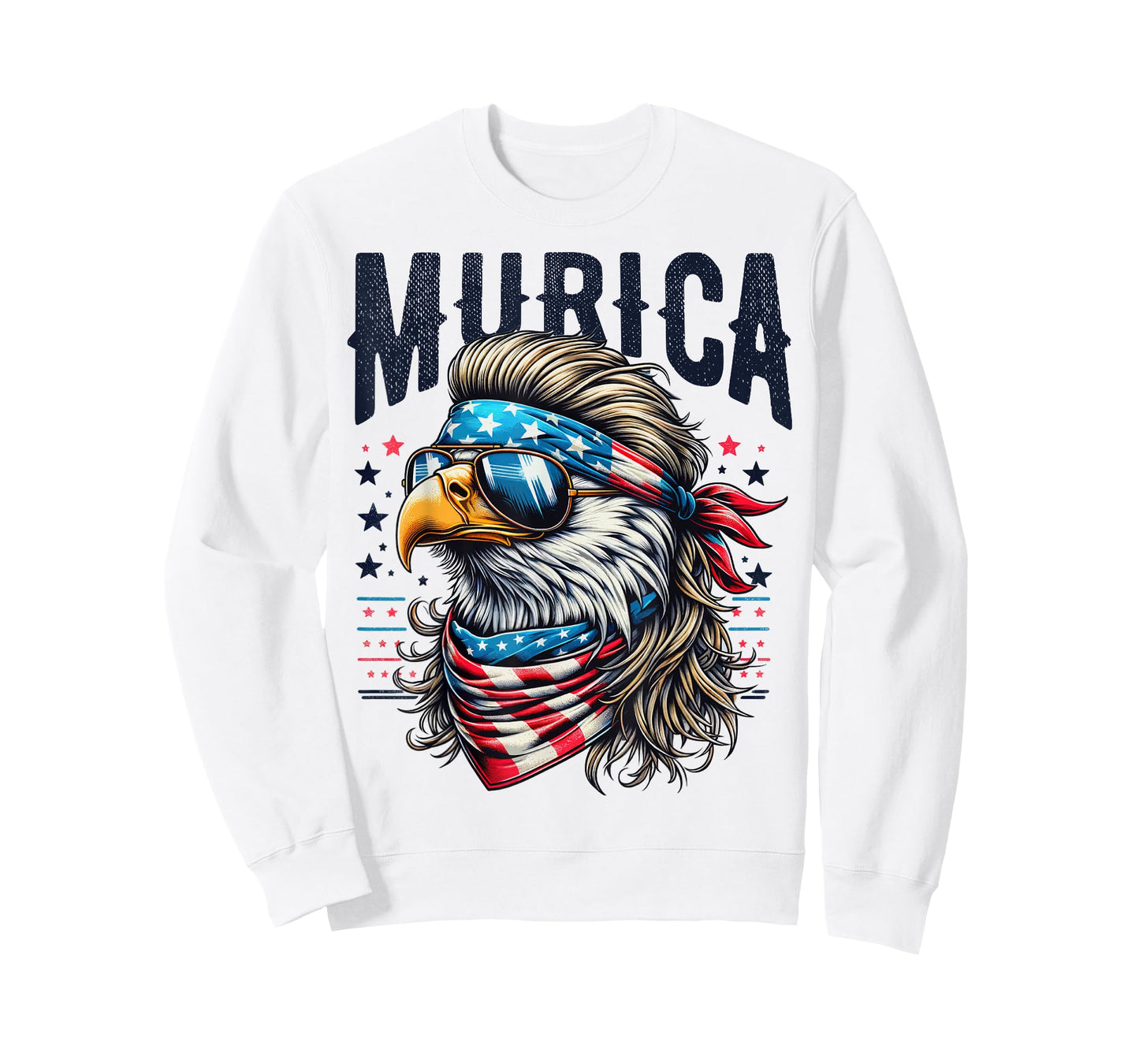 4th of July Patriotic Funny Eagle July 4th USA Murica T-Shirt