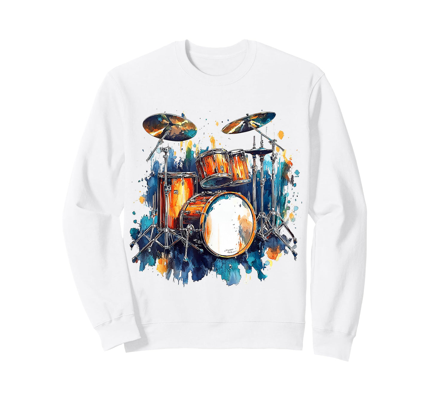 Drums Music Instrument Motif Art Drums T-Shirt