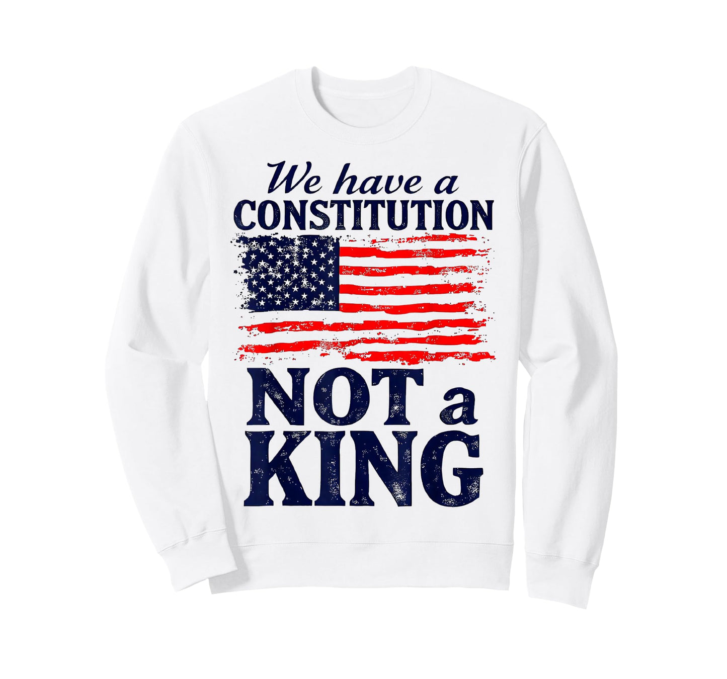 No Kings in America We Have A Constitution Not A King Resist T-Shirt