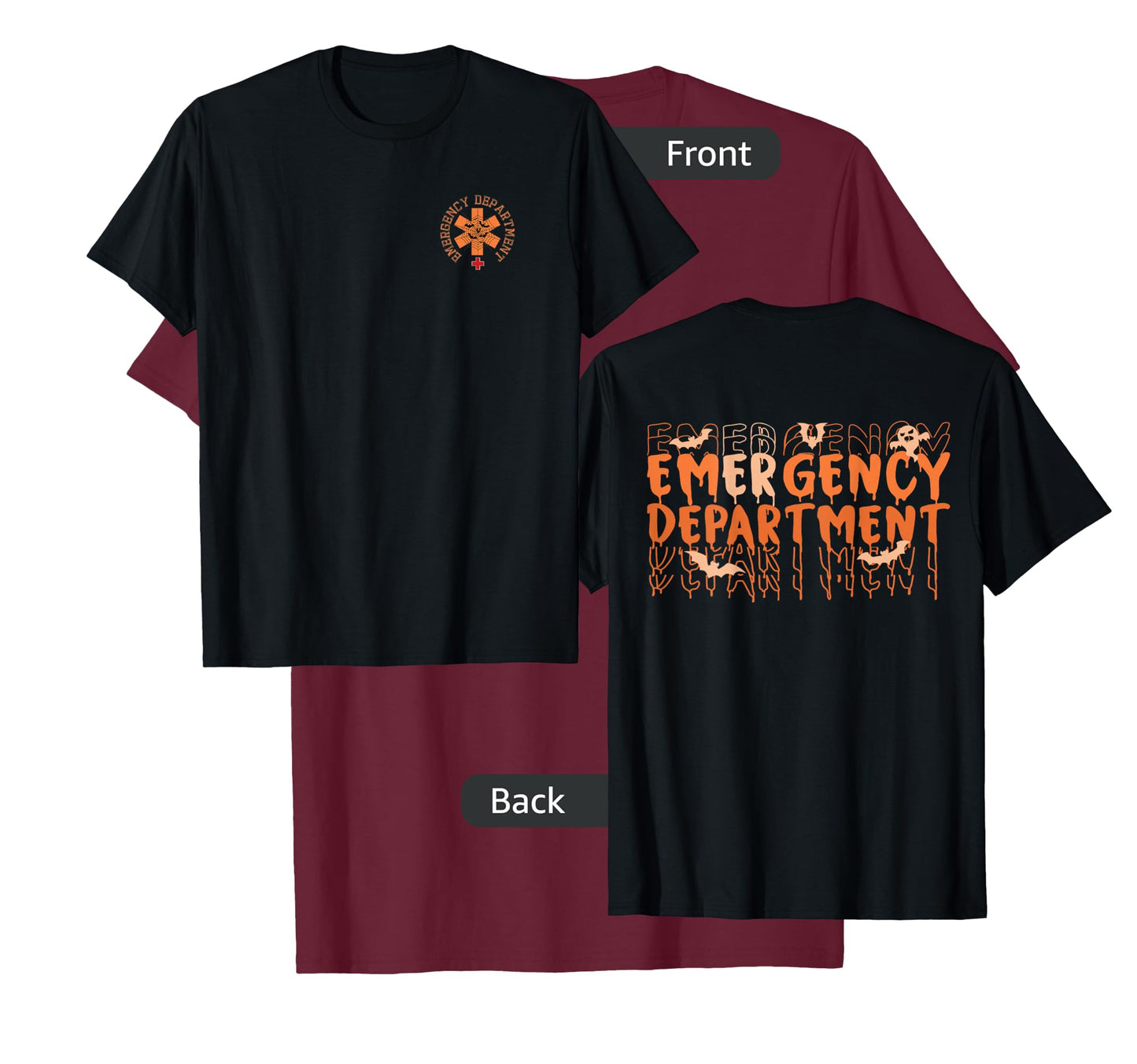 Emergency Department Halloween Emergency Nurse Halloween T-Shirt