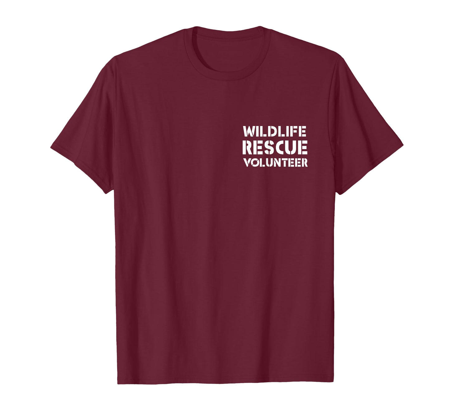 Wildlife Rescue Volunteer Animal Lover Rehabilitation FRONT T-Shirt