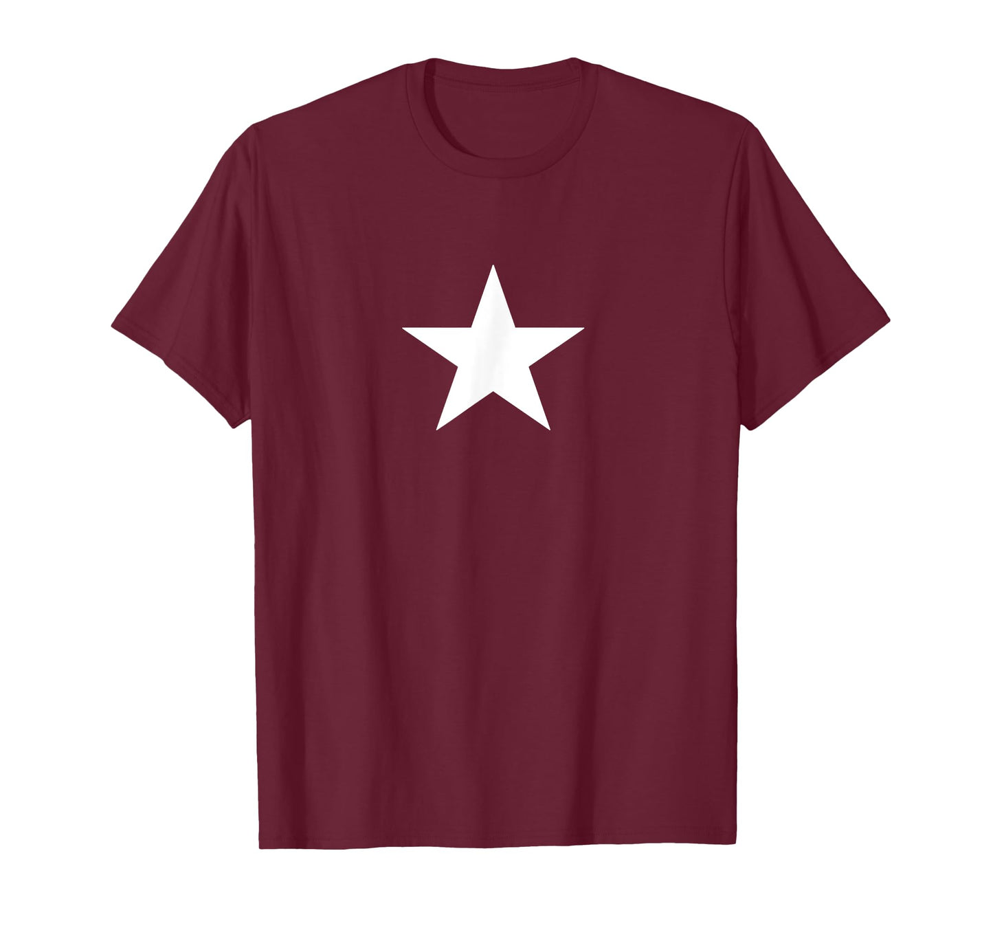 Star for men's Women Kid's Rock Short Sleeve Black Red print T-Shirt