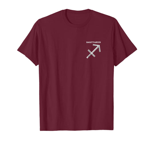 Sagittarius Sign Traits Horoscope Astrology Logo T Shirt