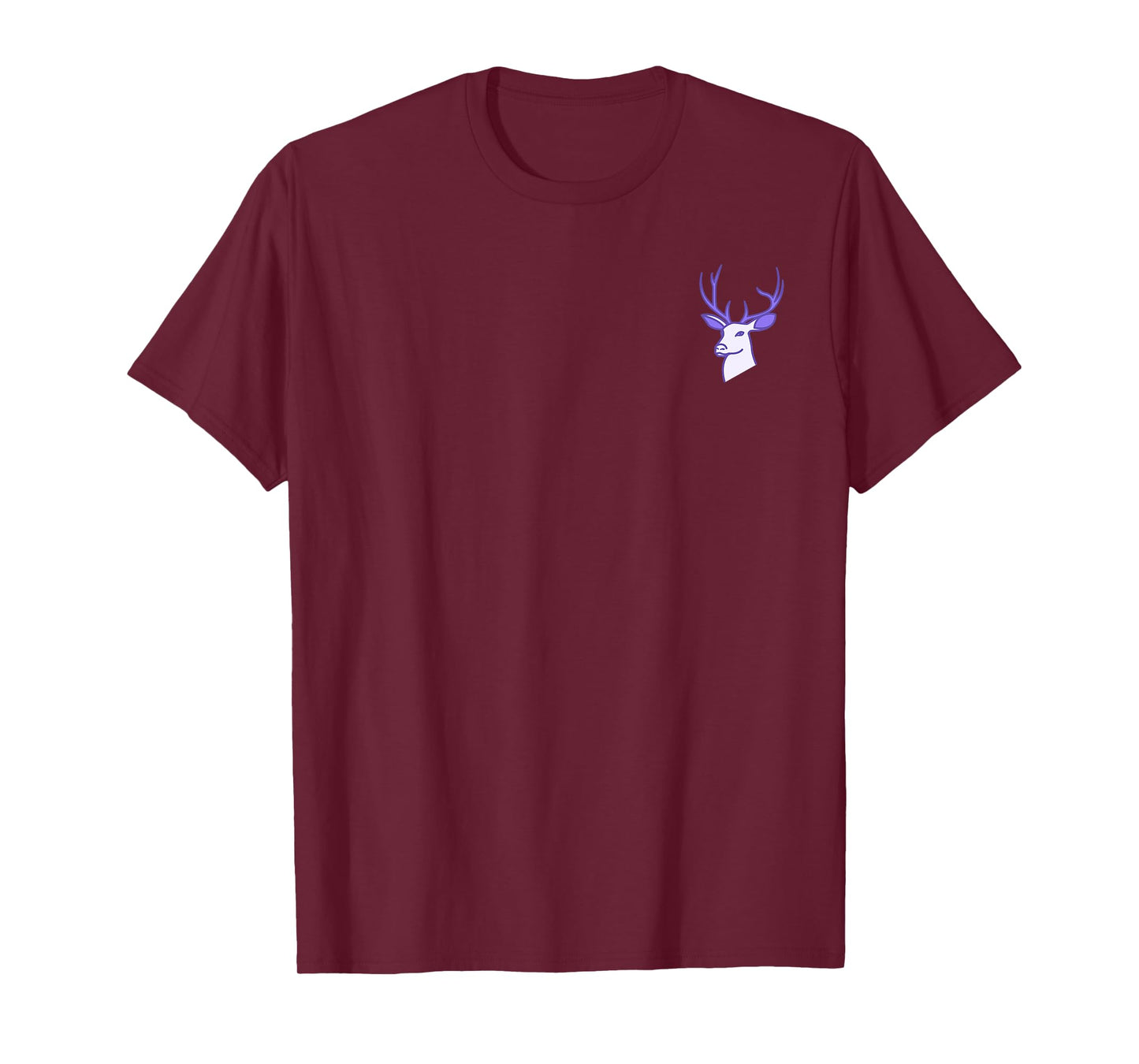 Colored Deer in the Pocket Nature Wildlife Graphic T-Shirt