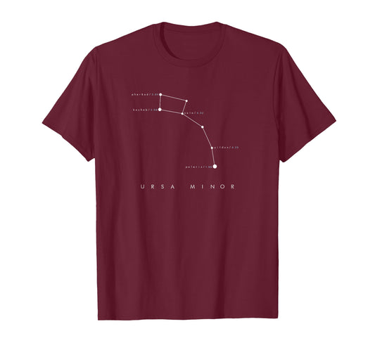 Ursa Minor Constellation T-Shirt - Astronomy stargazing T-Shirt