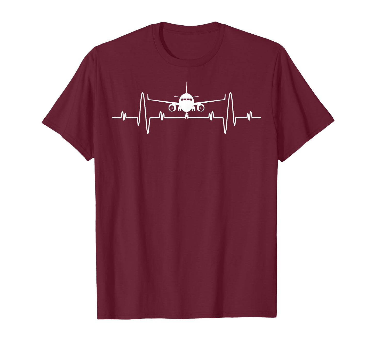 Airplane Pilot Heartbeat Shirt - Flying Gifts Airplane Pilot T-Shirt