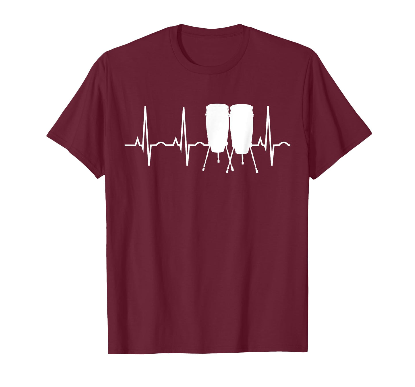 Conga Drum Shirt - Conga Drummer Heartbeat T-Shirt T-Shirt