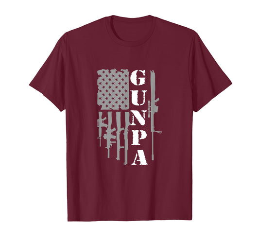 Gunpa Grandpa With Guns Like A Normal Grandpa But More Fun T-Shirt