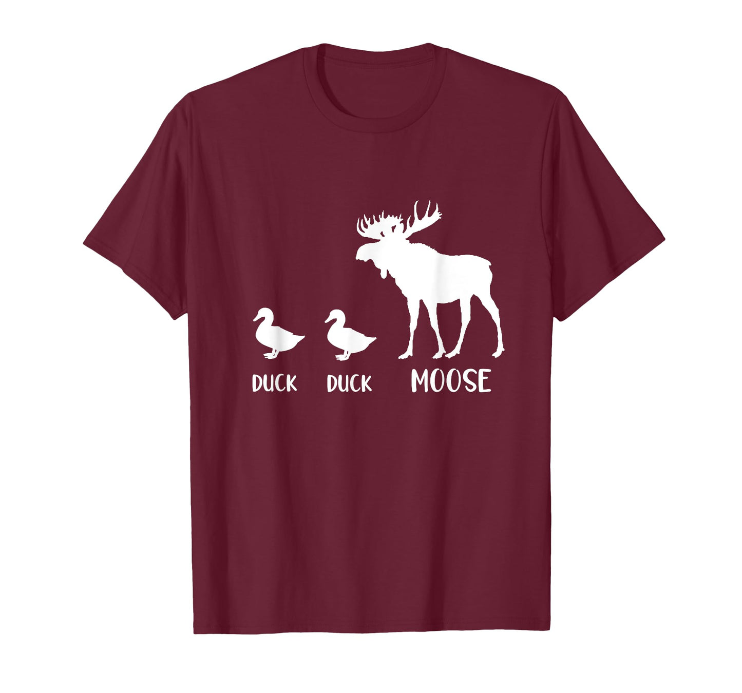 Duck Duck Moose T-Shirt Funny Moose Wildlife Lover Tee Gift T-Shirt
