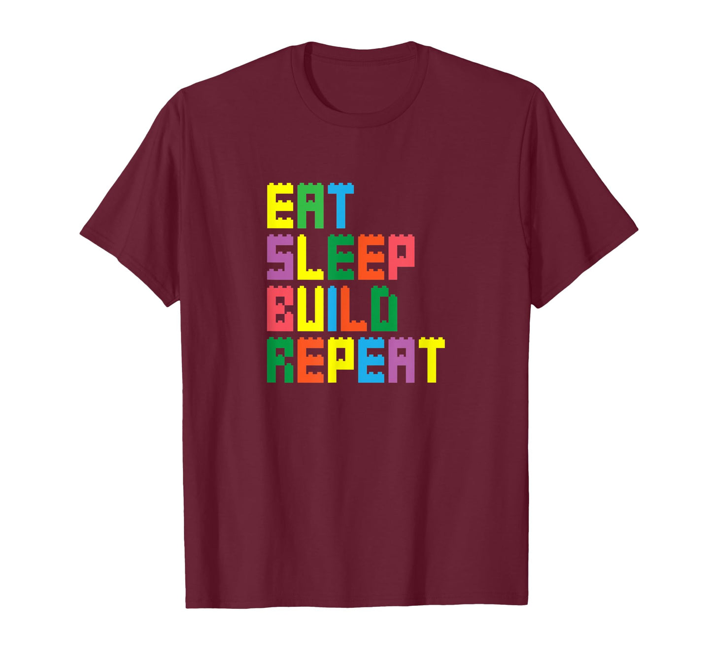 Brick Builder Funny Blocks Building Master Builder Toys Kids T-Shirt
