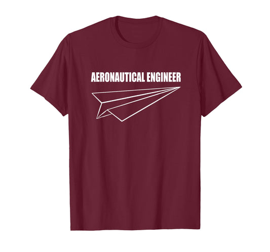 Aeronautical Engineer Paper Airplane T-Shirt