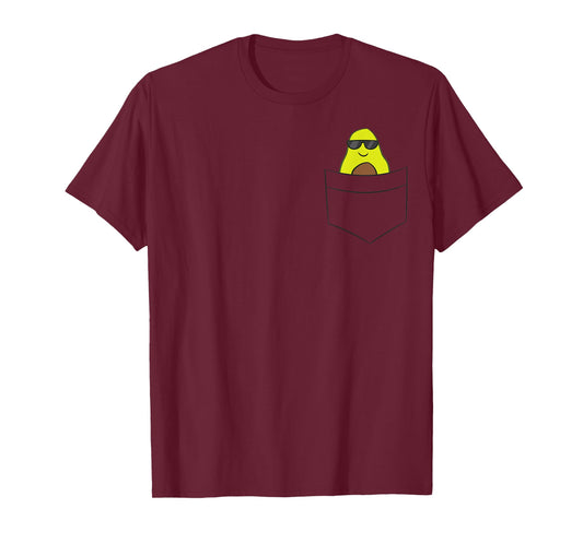 Avocado In A Pocket Vegan Food Avocado In Pocket T-Shirt