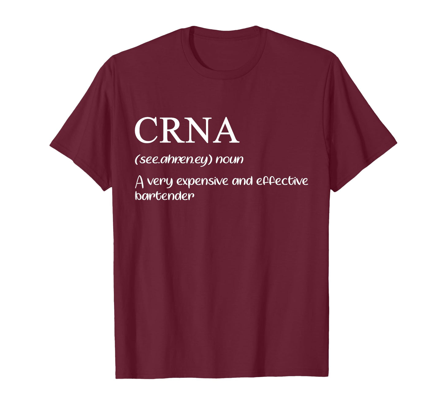 Anesthesia Doctor | Funny CRNA Definition | Anesthesiologist T-Shirt