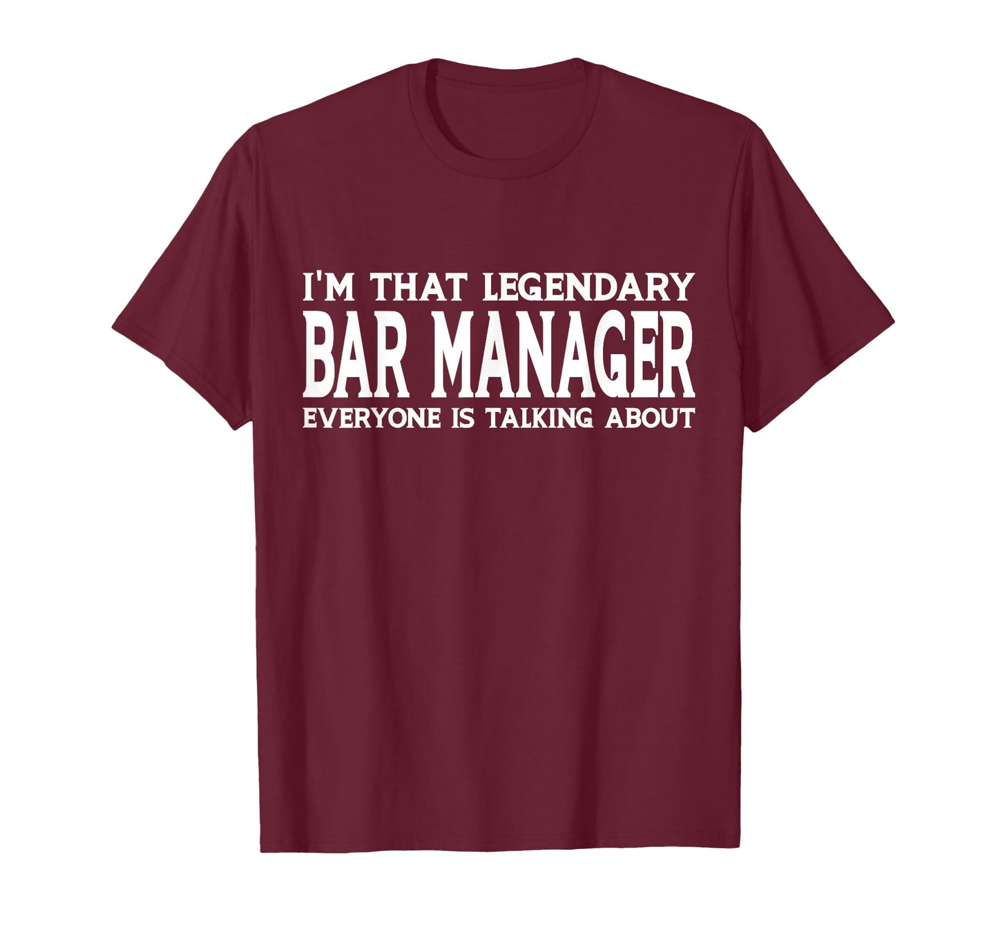 Bar Manager Job Title Employee Funny Worker Bar Manager T-Shirt
