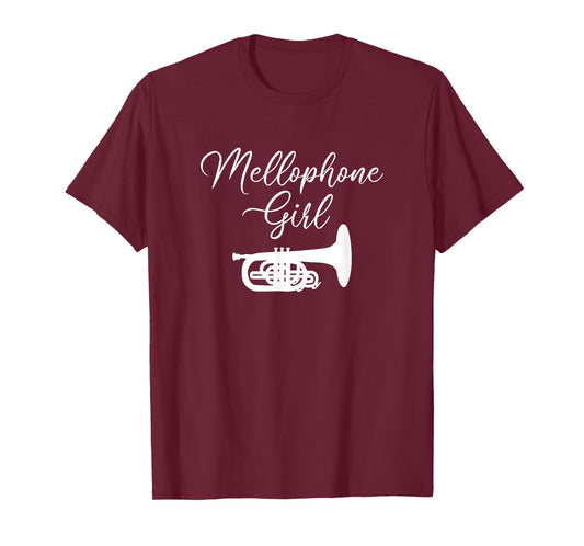 Mellophone Girl, marching band mellophone T-Shirt