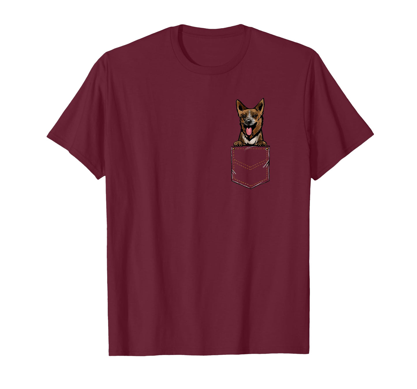 New Guinea Singing Dog Puppy for a Dog Owner Pet Pocket T-Shirt