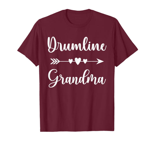 Drumline Grandma Funny Marching Band Drumline Grandmother T-Shirt
