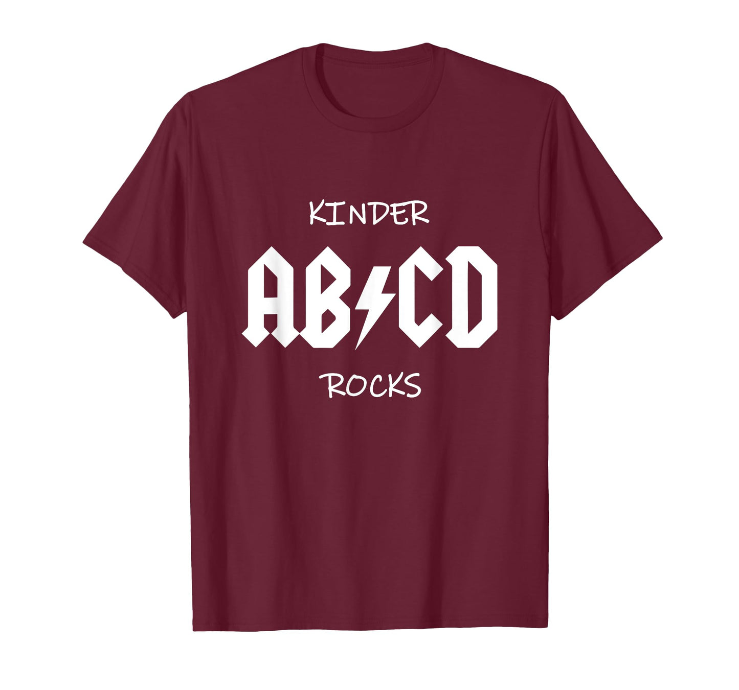 ABCD Children's Rocks T-Shirt Funny Teacher Gift T-Shirt for Men Women Kids
