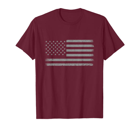 Vintage Tee with American Flag for 4th of july T-Shirt